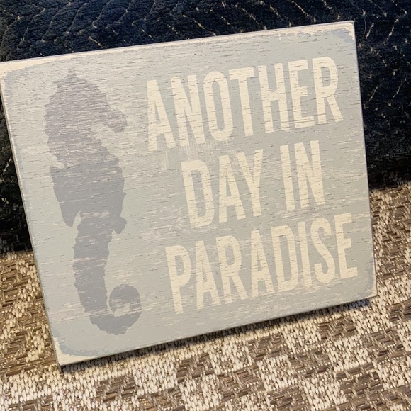 Cute Office or Home Wood Self Standing Decor Sign - Picture 1 of 6